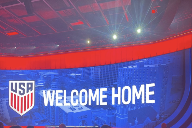 Celebrating US Soccer Federation’s new training center in Georgia!