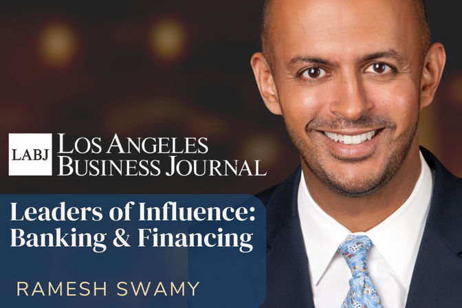 Halifax West’s Ramesh Swamy named “Leader of Influence” by LABJ
